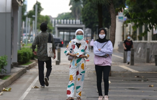Kepatuhan Penggunaan Masker di Jakarta Masih di Bawah Standar