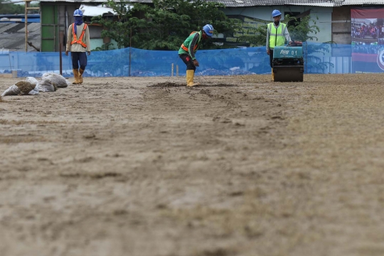 Dua Lapangan Latihan Jakarta International Stadium akan Gunakan Rumput Hybrid