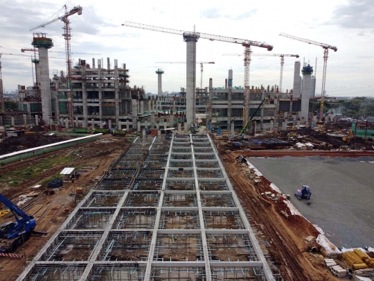 Melihat Progres Pembangunan Jakarta International Stadium