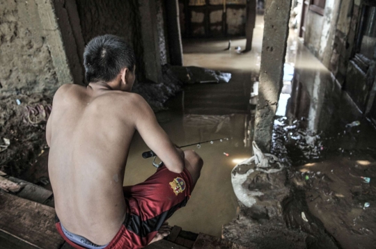 12 Jam Banjir Kiriman Rendam Permukiman di Kebon Pala