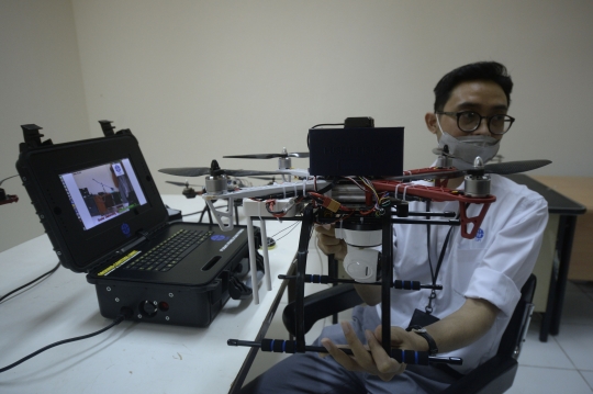 Ini Wujud Drone Pendeteksi Kerumunan Massa dan Bencana
