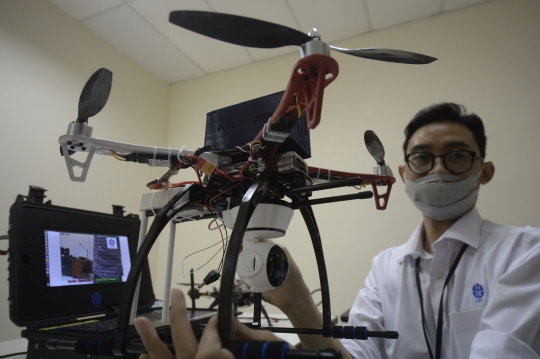 Ini Wujud Drone Pendeteksi Kerumunan Massa dan Bencana