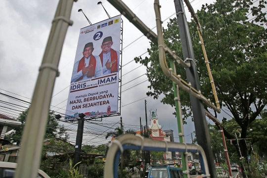 Jelang Pilkada 2020, Atribut Kampanye Mulai Hiasi Depok dan Tangsel