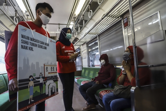 Antisipasi Lonjakan Penumpang, Stasiun Kereta Terapkan Protokol Kesehatan