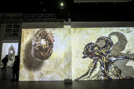 Mengunjungi Pameran Proyeksi Video Mapping di Galeri Nasional