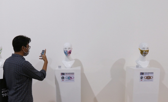 Ragam Desain Masker Unik di Pameran IDC 2020