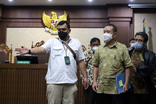 Ekspresi Djoko Tjandra Hadapi Dakwaan JPU