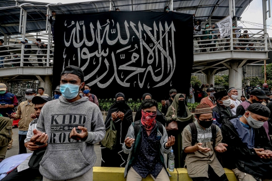 Aksi Ormas Islam Kecam Presiden Prancis