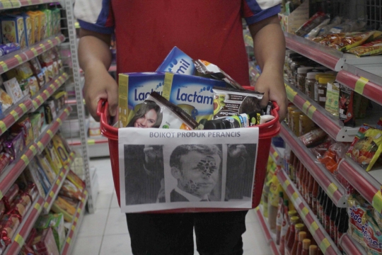 Protes Macron, Minimarket di Jakarta Boikot Produk Prancis