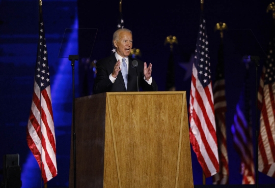 Joe Biden-Kamala Harris Sampaikan Pidato Kemenangan