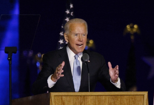Joe Biden-Kamala Harris Sampaikan Pidato Kemenangan