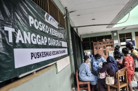 Korban Kebakaran Cideng Mengungsi di Gedung Sekolah