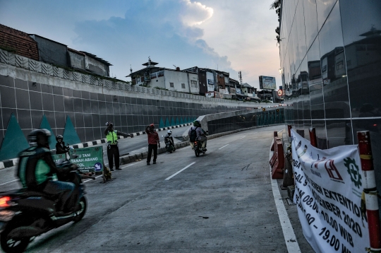 Uji Coba Underpass Senen Extension