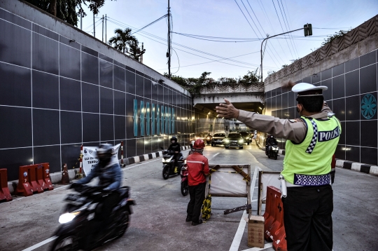Uji Coba Underpass Senen Extension