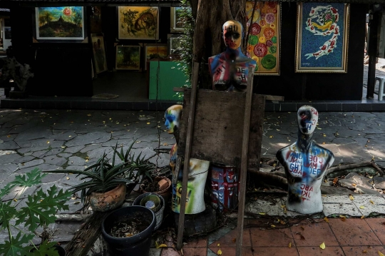 Pandemi Mengubah Pasar Seni di Ancol Sepi