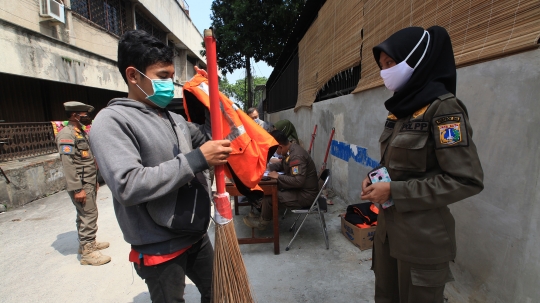 Satpol PP Terus Gencar Galakkan Razia Masker