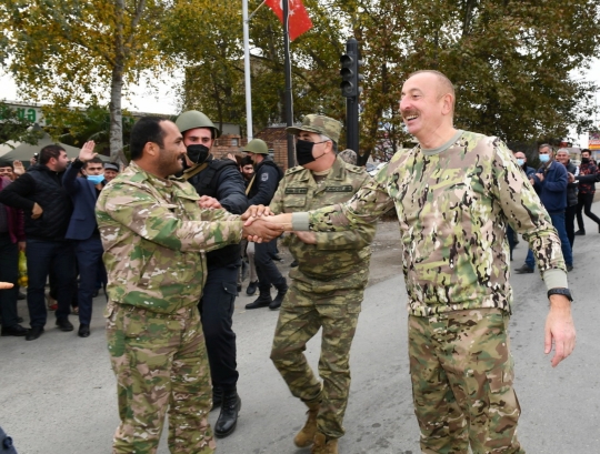 Menang Perang, Presiden Azerbaijan Tinjau Wilayah Nagorno-Karabakh