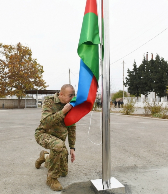 Menang Perang, Presiden Azerbaijan Tinjau Wilayah Nagorno-Karabakh