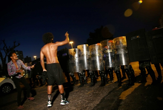 Protes Tindakan Rasisme Membara di Brasil