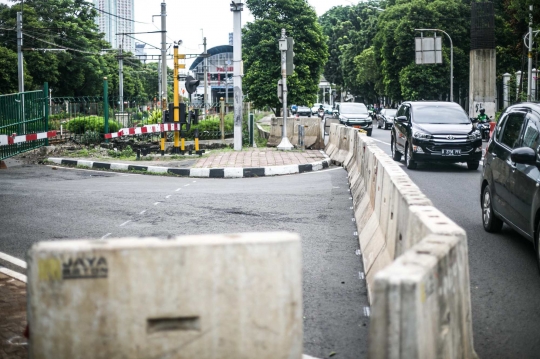 Penutupan Perlintasan Sebidang di Palmerah