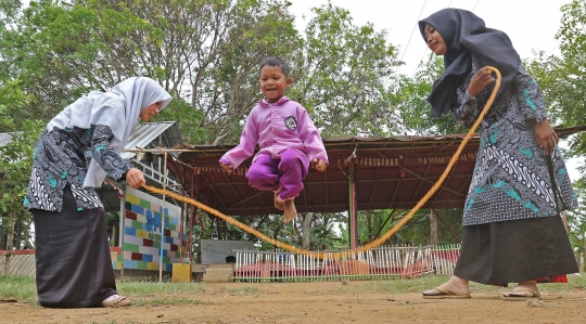 Potret Keseruan Anak-Anak di Sekolah Alam Sukawangi Bekasi