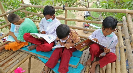 Potret Keseruan Anak-Anak di Sekolah Alam Sukawangi Bekasi