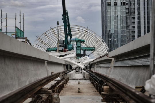 Progres LRT Jabodebek Capai 80 Persen