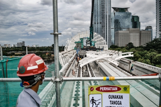 Progres LRT Jabodebek Capai 80 Persen