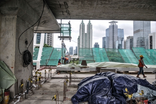 Progres LRT Jabodebek Capai 80 Persen