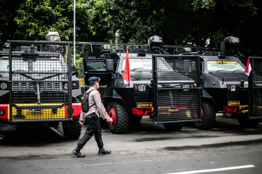 Pengamanan Polda Metro Jaya Jelang Pemeriksaan Habib Rizieq