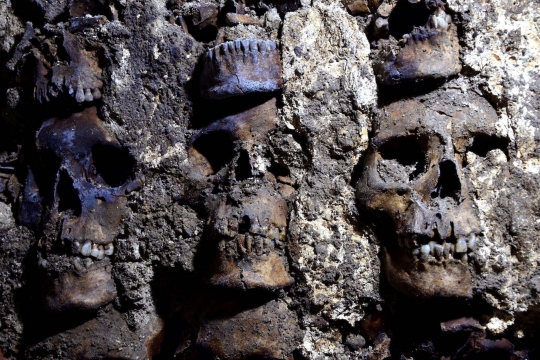 Penemuan Reruntuhan Menara Tengkorak Suku Aztec di Meksiko