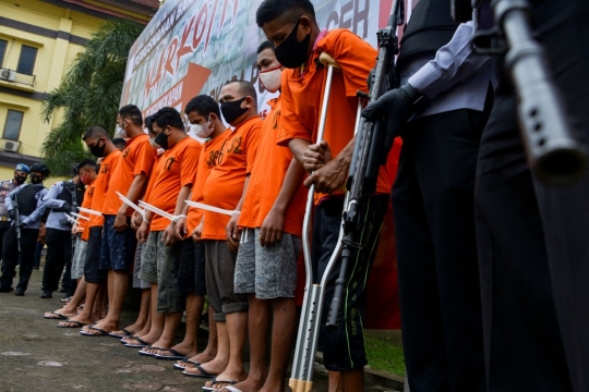 Polisi Banda Aceh Musnahkan Bahan Narkotika dengan Molen