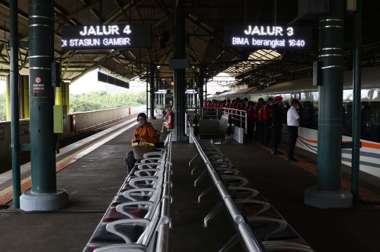 Kesiapan Stasiun Gambir Jelang Libur Natal dan Tahun Baru