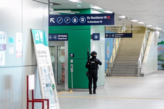 Aksi Penyelamatan Sandera di Stasiun MRT Lebak Bulus