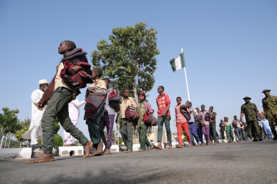 Ratusan Siswa Korban Penculikan Boko Haram Dibebaskan