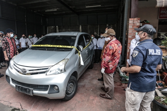 Kondisi Mobil yang Dikendarai 6 Anggota Laskar FPI