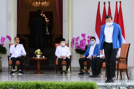 Reshuffle Kabinet, Presiden Jokowi Umumkan Enam Menteri Baru