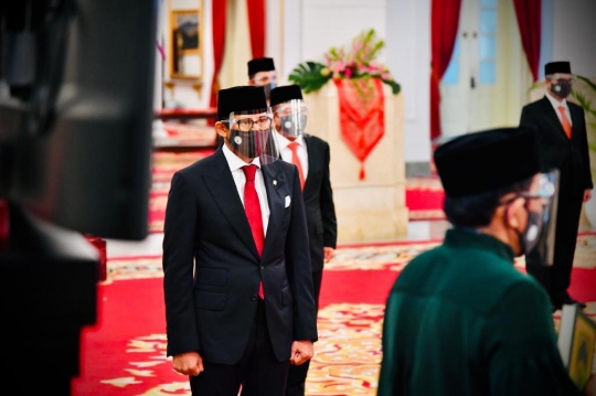 Presiden Jokowi Lantik Enam Menteri Baru di Istana