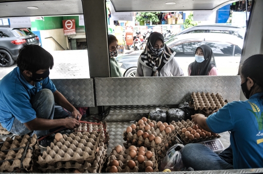 Pemprov DKI Gelar Pasar Telur Murah