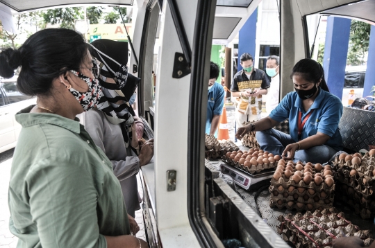 Pemprov DKI Gelar Pasar Telur Murah