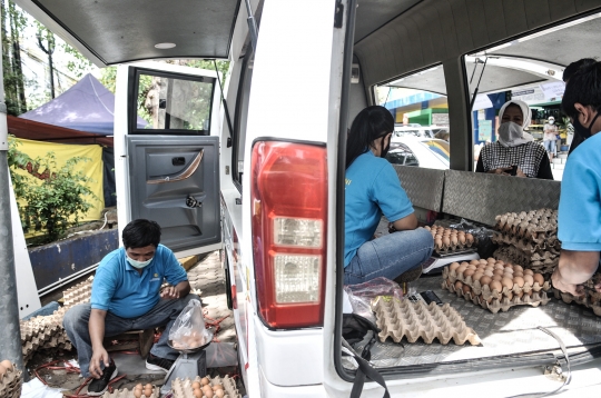 Pemprov DKI Gelar Pasar Telur Murah