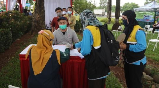 Rapid Test Antigen di Rest Area KM 57 Tol Cikampek