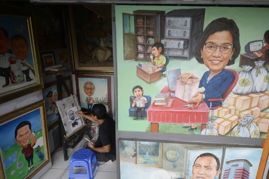 Seniman Lukis Kembali Bangkit di Tengah Pandemi