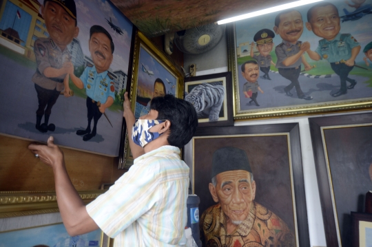 Seniman Lukis Kembali Bangkit di Tengah Pandemi