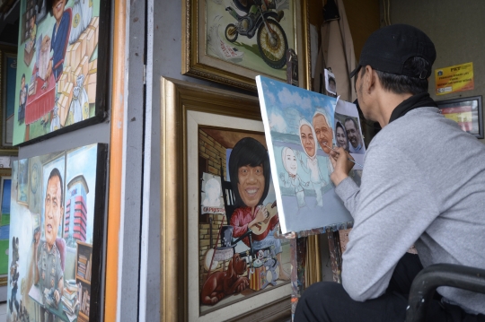 Seniman Lukis Kembali Bangkit di Tengah Pandemi