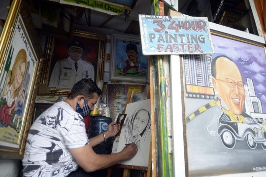 Seniman Lukis Kembali Bangkit di Tengah Pandemi