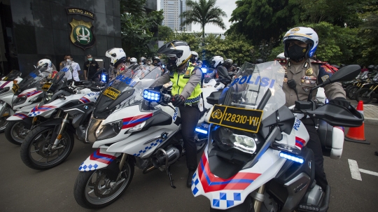 Pelepasan Ribuan Personel TNI-Polri untuk Amankan Jakarta