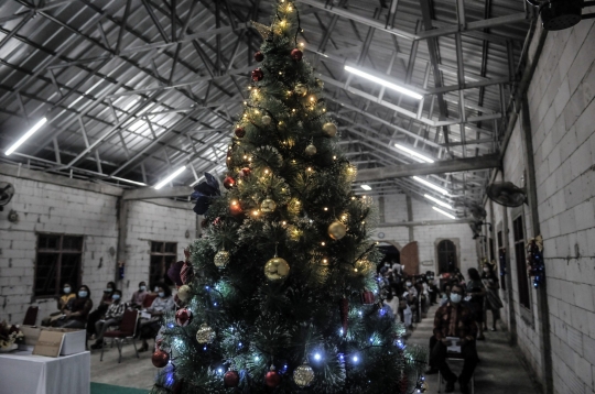 Jemaat HKBP Filadelfia Jalani Malam Natal Tanpa Gereja