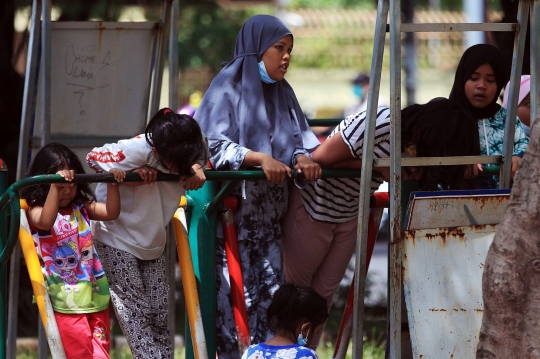 Mengabaikan Protokol Kesehatan di Taman Waduk Pluit