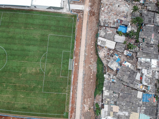 Penampakan Lapangan Latih Jakarta International Stadium Usai Diresmikan